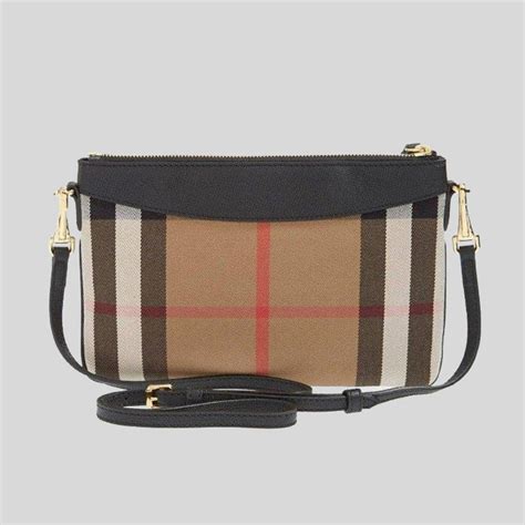 burberry house check derby leather peyton crossbody|Burberry Housecheck Derby Peyton Crossbody .